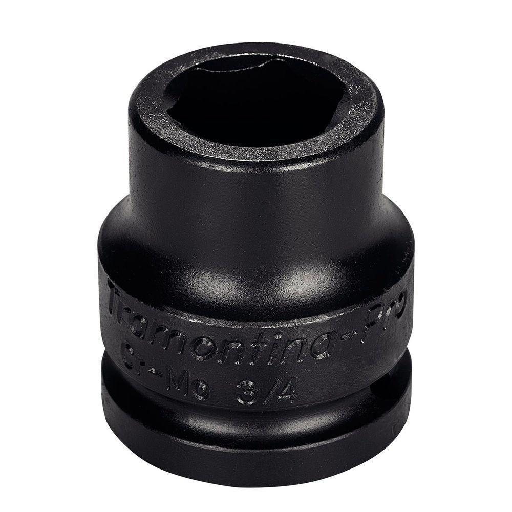 Soquete De Impacto Sextavado Em Aço Cromo Molibdênio 24 Mm - Encaixe 3/4'' Tramontina Pro Tramontina - 1