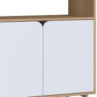 Conjunto Escritório Mesa L Gaveteiro 28002x998x996 Hanover Branco Artesano Hanover Branco - 2