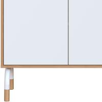 Conjunto Escritório Mesa L Gaveteiro 28002x998x996 Hanover Branco Artesano Hanover Branco - 5