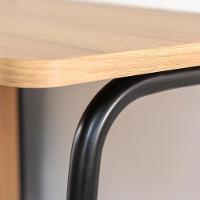 Conjunto Escritório Mesa L Gaveteiro 28003x27998 Hanover Preto Artesano Hanover Nero - 6