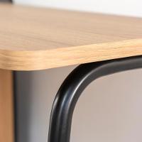 Conjunto Escritorio 3 Peças 988x995x998 Hanover Nero Artesano Hanover Nero - 5