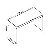 Mesa Para Escritorio Gamer B23 Branco Novam Branco