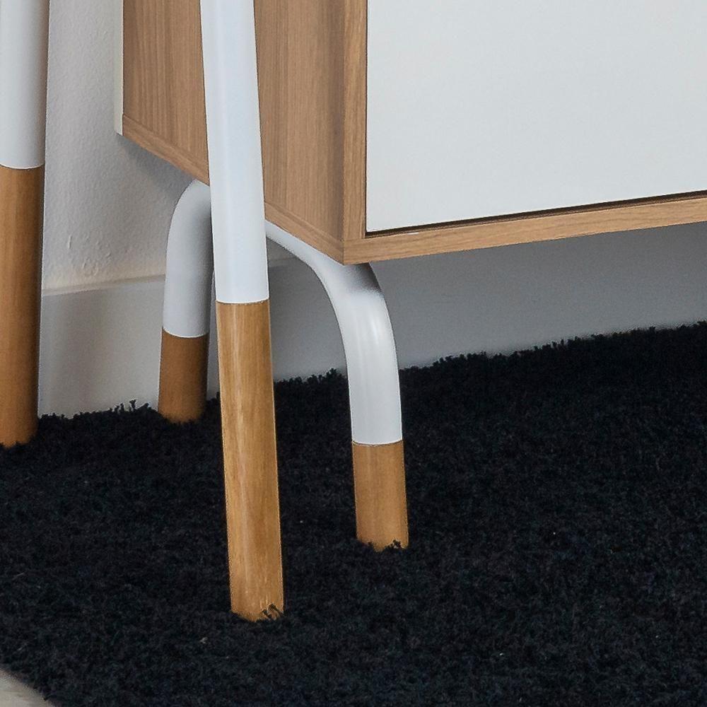 Mesa Escrivaninha Giratoria 28005 Hanover Branco Artesano Hanover Branco - 4