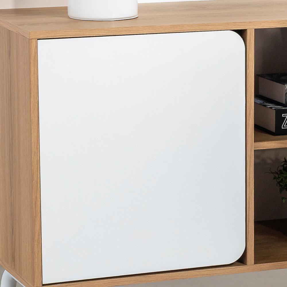 Mesa Escrivaninha Em L 28004 Hanover Branco Artesano Hanover Branco - 2