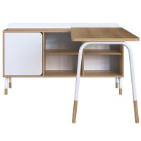 Mesa Escrivaninha Em L 28004 Hanover Branco Artesano Hanover Branco - 3