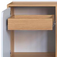 Mesa Escrivaninha Em L 28004 Hanover Branco Artesano Hanover Branco