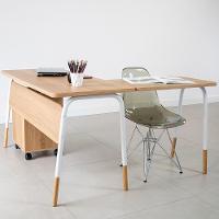 Mesa Escrivaninha Em L 136 Cm 28001 Hanover Branco Artesano Hanover Branco - 2