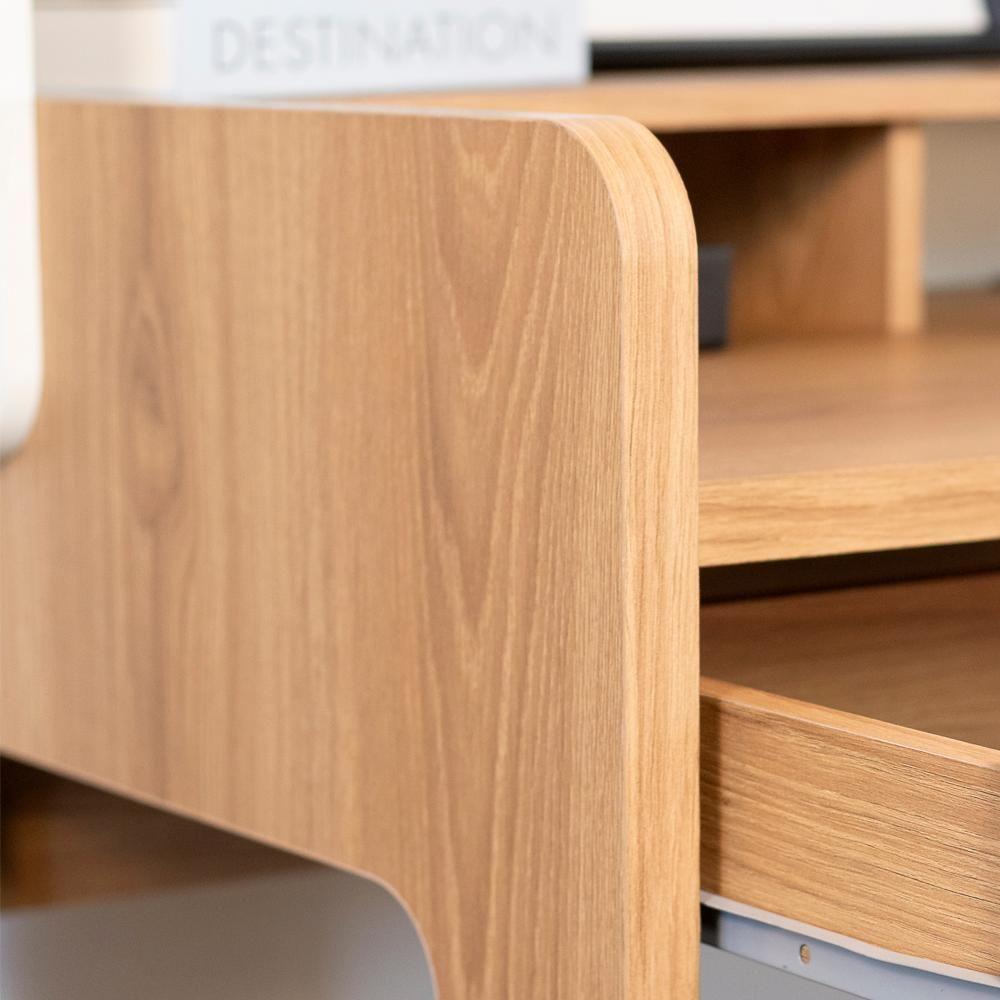 Escrivaninha 2 Gavetas 128 Cm 28000 Hanover Branco Artesano Hanover Branco - 2