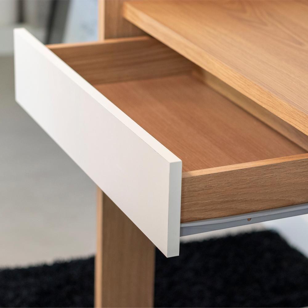 Escrivaninha 2 Gavetas 128 Cm 28000 Hanover Branco Artesano Hanover Branco - 5