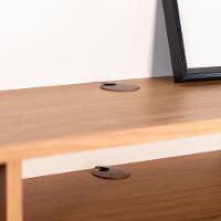 Escrivaninha 2 Gavetas 128 Cm 28000 Hanover Branco Artesano Hanover Branco - 3