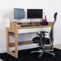 Escrivaninha 2 Gavetas 128 Cm 28000 Hanover Branco Artesano Hanover Branco - 6