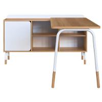 Mesa Escrivaninha Em L 28003 Hanover Branco Artesano Hanover Branco