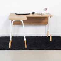 Mesa Escrivaninha Em L 120 Cm 28002 Hanover Branco Artesano Hanover Branco - 2