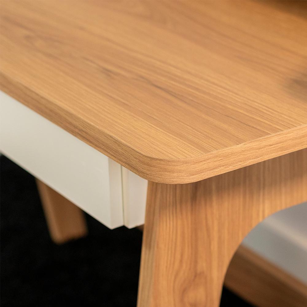 Escrivaninha 2 Gavetas 139 Cm 27999 Hanover Branco Artesano Hanover Branco - 2