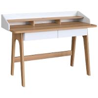 Escrivaninha 2 Gavetas 139 Cm 27999 Hanover Branco Artesano Hanover Branco - 1
