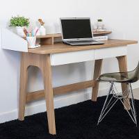 Escrivaninha 2 Gavetas 139 Cm 27999 Hanover Branco Artesano Hanover Branco - 9