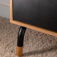 Mesa Escrivaninha Em L 28003 Hanover Nero Artesano Hanover Nero - 2