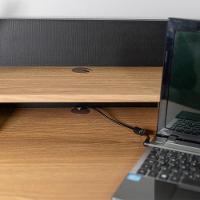 Escrivaninha 2 Gavetas 139 Cm 27999 Hanover Nero Artesano Hanover Nero - 3