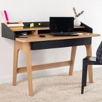 Escrivaninha 2 Gavetas 139 Cm 27999 Hanover Nero Artesano Hanover Nero - 5