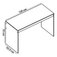 Mesa E Gaveteiro 3 Gavetas Para Escritorio Gamer B29 Branco Novam Branco - 9