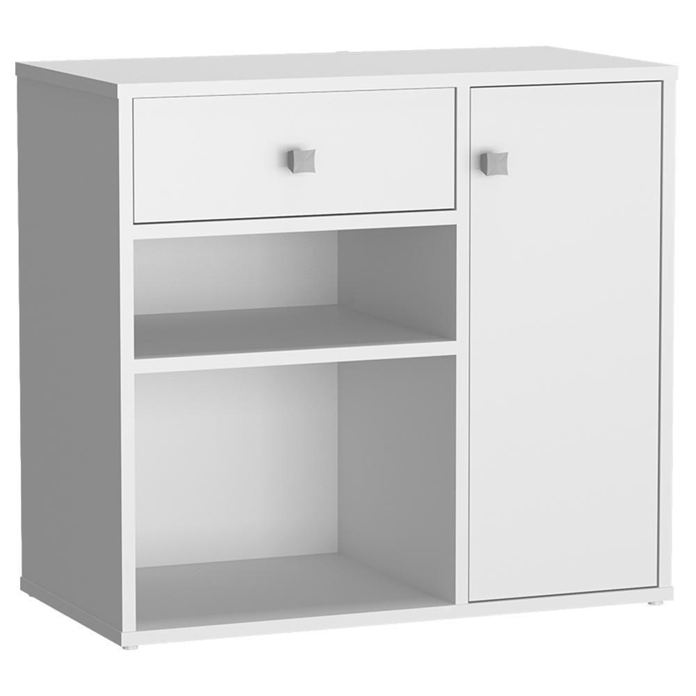 Armario Multiuso 1 Porta E 1 Gaveta B39 Branco Novam Branco - 1