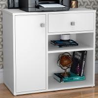 Armario Multiuso 1 Porta E 1 Gaveta B39 Branco Novam Branco - 6