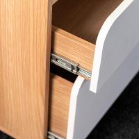 Gaveteiro 2 Gavetas Com Rodízios 27998 Hanover Branco Artesano Hanover Branco