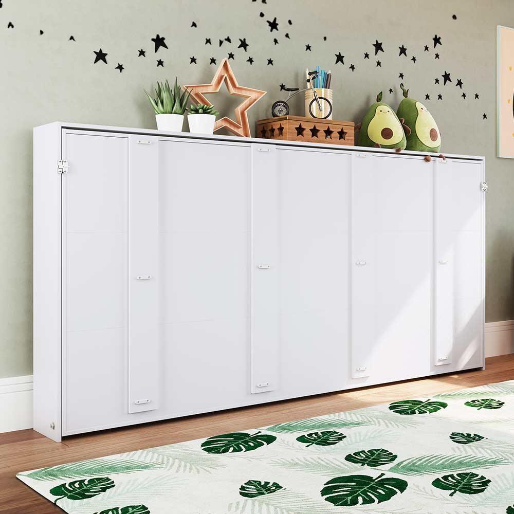 Cama De Solteiro Articulada Branco Com Colchão Gazel Jm Móveis - 3