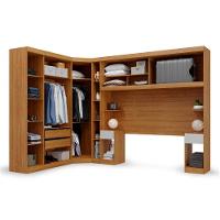 Guarda Roupa De Canto Modulado Casal Freijo Off White Batrol Freijo Com Off White - 6