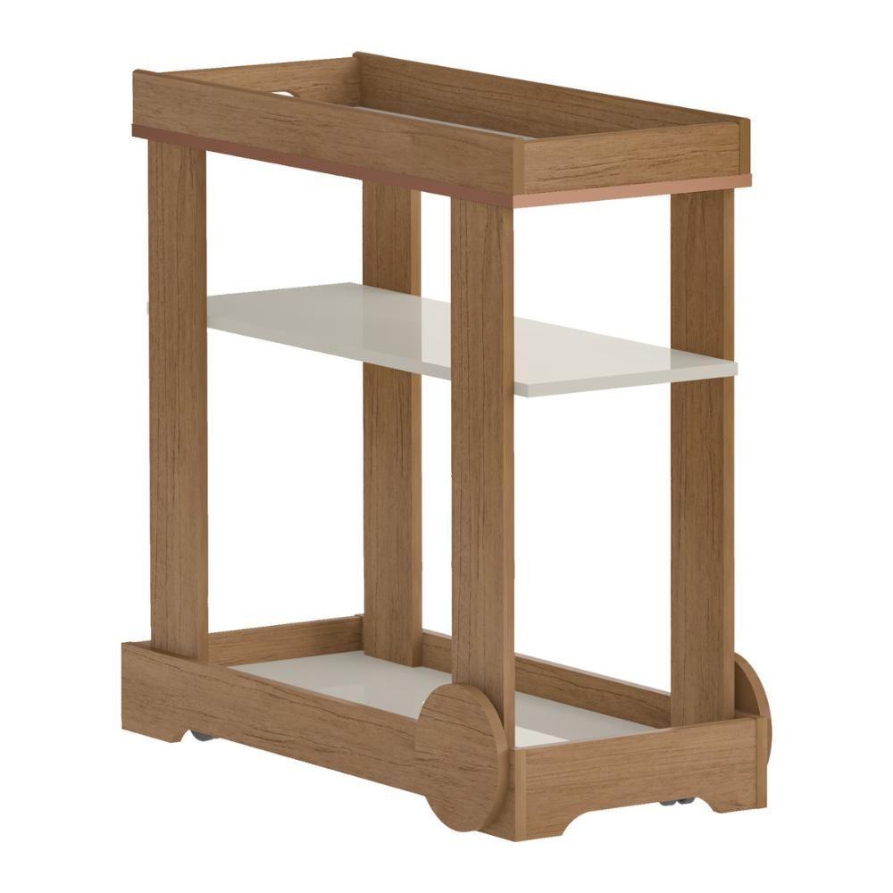 Carrinho Bar Multimóveis Cr50078 Cinamomo/off White Cinamomo/off White - 5