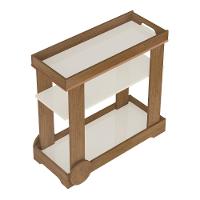 Carrinho Bar Multimóveis Cr50078 Cinamomo/off White Cinamomo/off White - 2