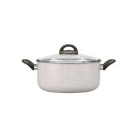 Caçarola Com Tampa 24 Cm Revestimento Cerâmico Antiaderente Mineral Resist Cor Vanilla Ceramic Life - 2