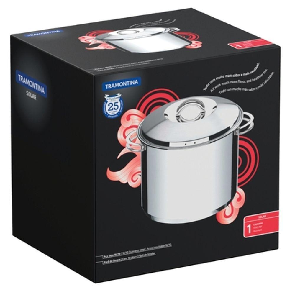 Caldeirão Solar 28Cm 15,7L Aço Inox Fundo Triplo Tramontina - 3