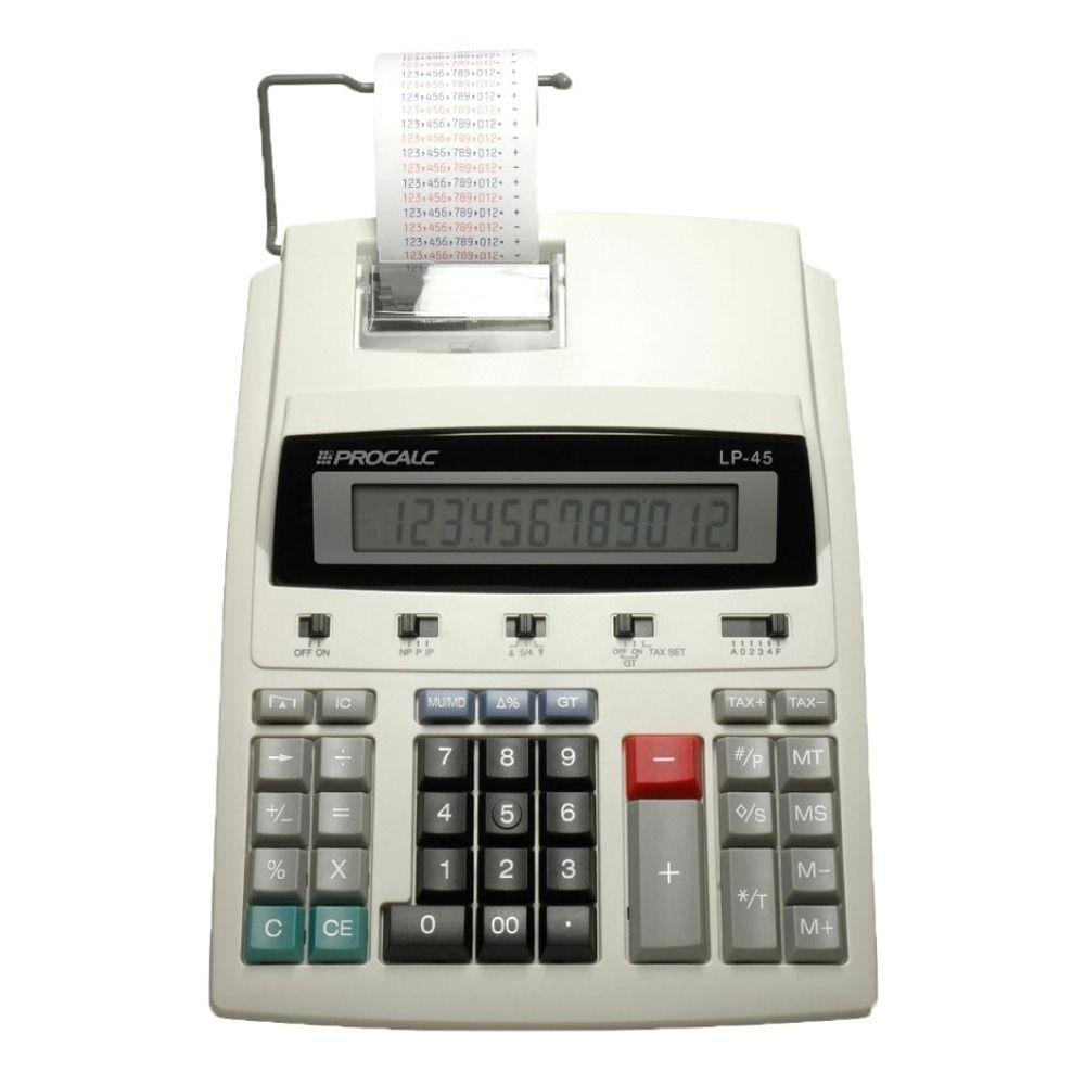 Calculadora De Impressao Procalc Lp45 12 Digitos Bivolt - 1