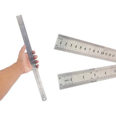 Kit 3 Régua Metal Inoxidável Baixo Relevo 40cm