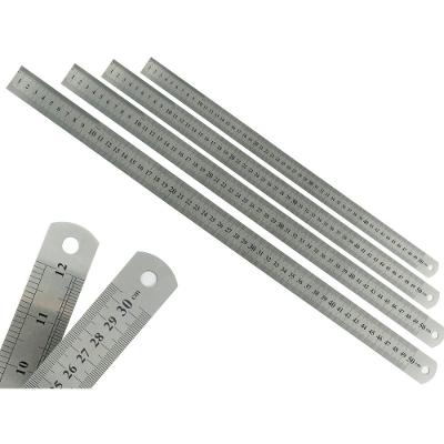 Kit 4 Réguas Metal Leve Aço Inoxidável 50cm