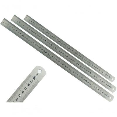 Kit 3 Réguas Metal Inoxidável Baixo Relevo 50cm