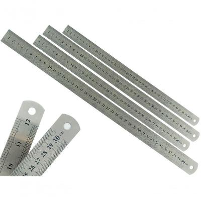 Kit 4 Réguas Metal Leve Aço Inoxidável 40cm