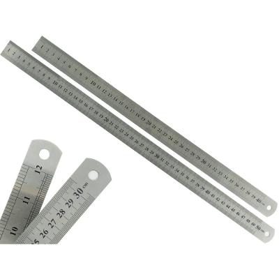 Kit 2 Régua Metal Inoxidável Baixo Relevo 40 e 50cm