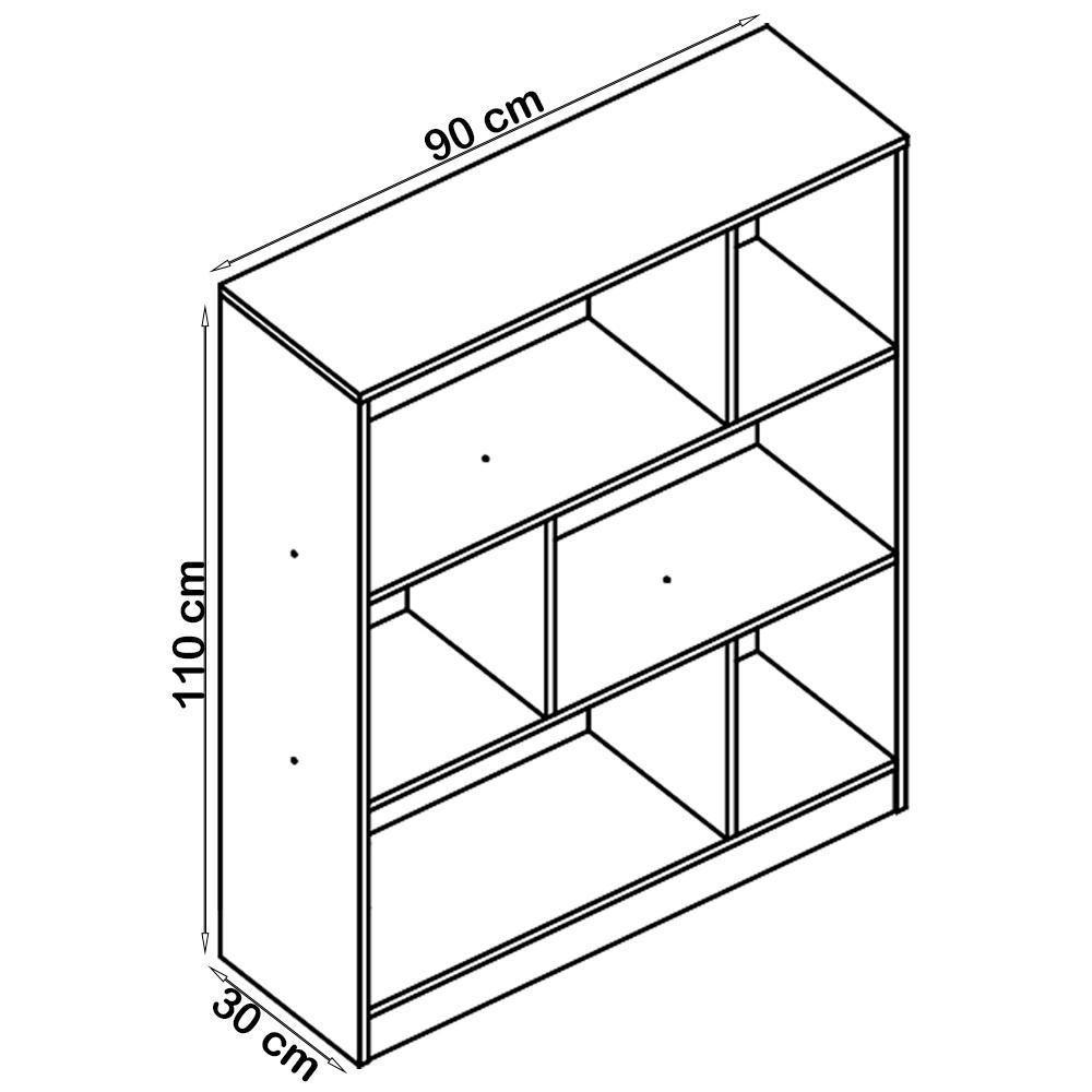 Estante Para Escritorio Gamer B25 Mell Preto Novam Mell Preto - 7