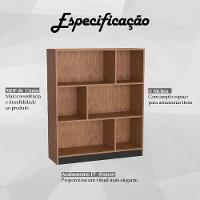 Estante Para Escritorio Gamer B25 Mell Preto Novam Mell Preto - 5