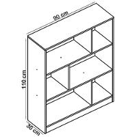 Estante Para Escritorio Gamer B25 Mell Preto Novam Mell Preto - 7