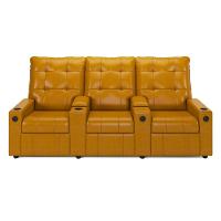 Poltrona Do Papai Reclinável Cinema 3 Lugares Manual Baú Usb Haifa F05 Facto Whisky - Lyam Decor - 5