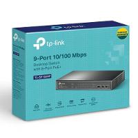Switch 9 Portas Fast Poe+ E Uplink Tp-link | Tl-sf1009p 10/100 Mbps - 4