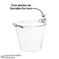 Balde Gelo Beer Champanheira Multiuso Cerveja Festas Eventos Cor:preto - 3