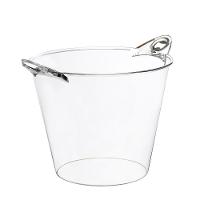Balde Gelo Beer Champanheira Multiuso Cerveja Festas Eventos Cor:transparente - 1