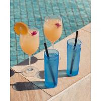 Conjunto 5 Copos Long Drink Gin Eventos Festas 330ml Boccati Cor:verde - 4