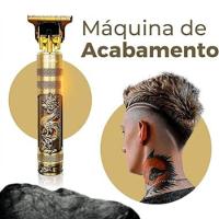 Máquina De Barbear E Cortar Cabelo Profissional Recarregável - 6