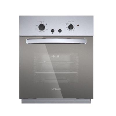 Forno de Embutir a Gás Venax Cristallo GIII 50L com Grill Timer Luz Interna Inox 110V