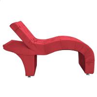 Maca Estofada Reclinável Sobrancelhas Cílios Suede Simaria Cor:vermelho - 2